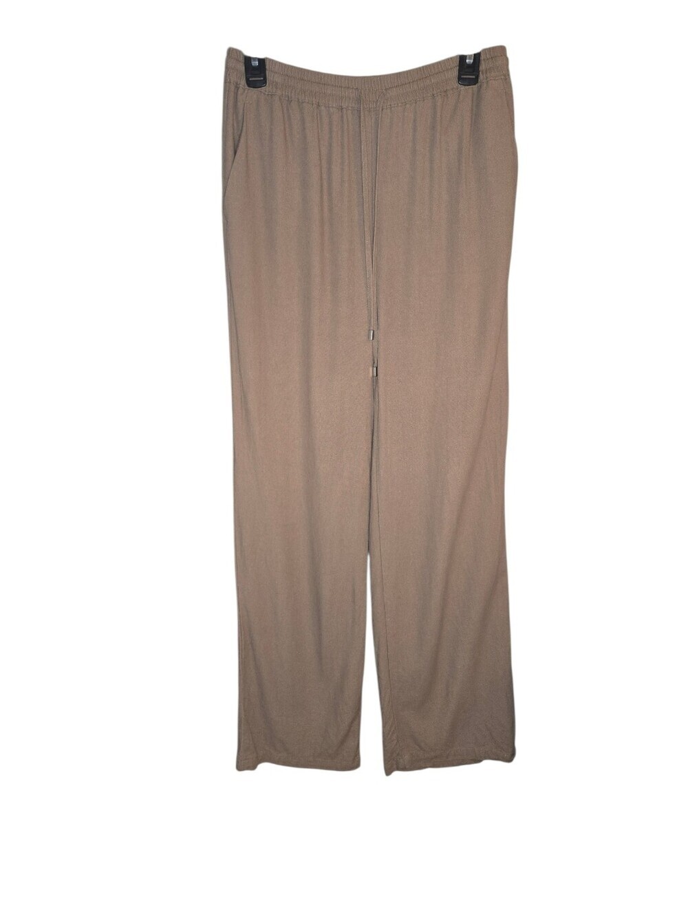 Love Tree Wide Leg Women's‎ Linen Blend Pants, Medium Boho Beach Loungewear